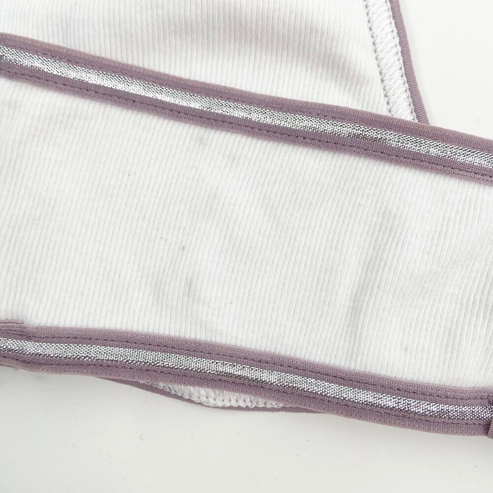 NWT Intimately Free People Kickin' It Bralette White Wireless Bra Size S - Picture 7 of 10